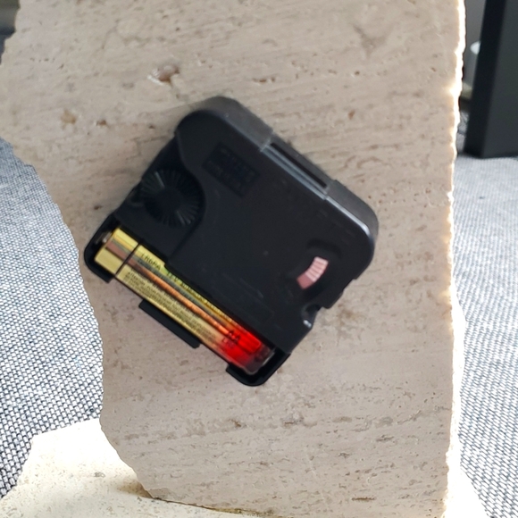 Marble Slab Desk Clock - Picture 3 of 5